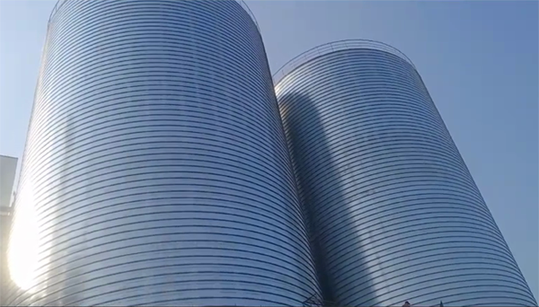 德安2座混凝土高架卷板仓